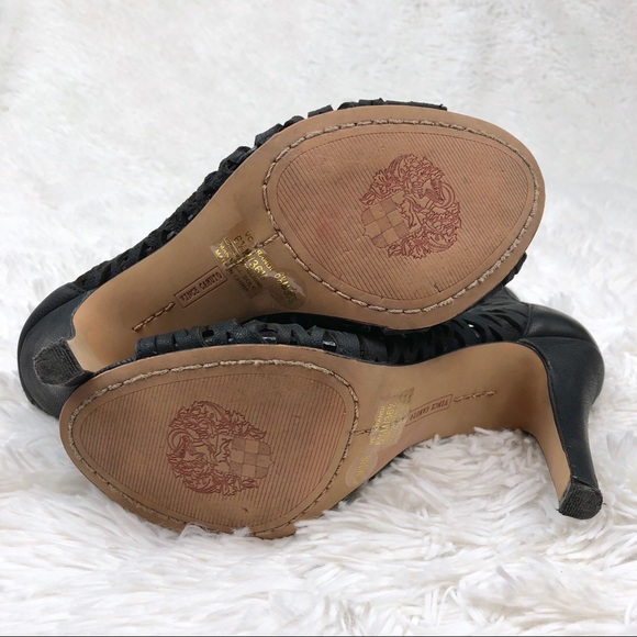 SOLD | Vince Camuto | Black Leather Booties - Picture 7 of 8